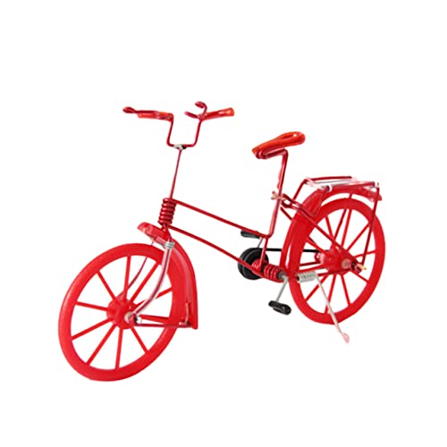 HOLIDYOYO Adorno De Bicicleta De Escritorio Decorativo Diseño Moderno y Elegante Decoración para Habitación y Vinoteca