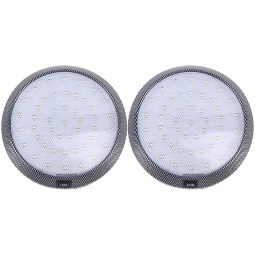Luz LED para coche de diseño carbono con 46 LED circulares de luz fría