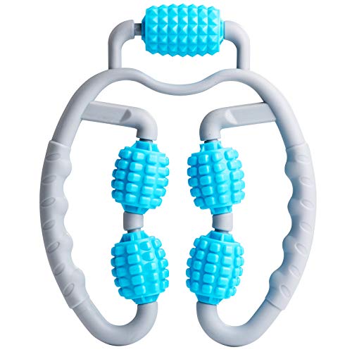 Muscle Roller, Trigger Point Muscle Roller for Calves, Leg, Arms, Tennis Elbow and Golfer Elbow, Foam Roller Deep Massage Tool for Relieve Muscle Soreness, Stiffness and Tight Muscles