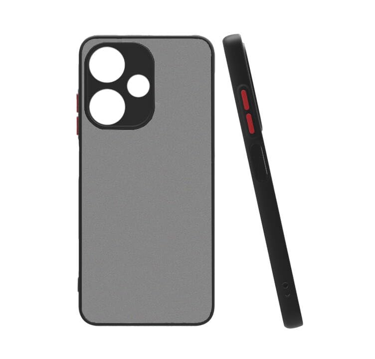Zore İnfinix ile uyumlu Hot 30 Kılıf Zore Hux Kapak Siyah