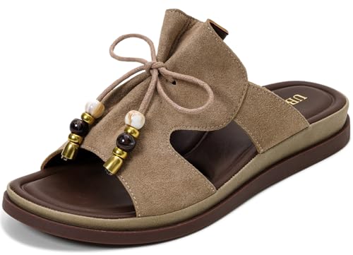 Image of UBFEN Womens Slides Comfortable Slip On Sandals