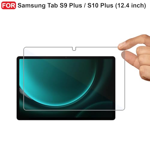 Image of CEDO Samsung Tab S9 Plus / S10 Plus (12.4 inch) Tempered Glass | Screen Protector Clear (Transparent)