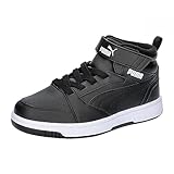 PUMA Mixte Enfant Rebound V6 Mid Wtr Ac+ Ps, Black White, 29 EU...