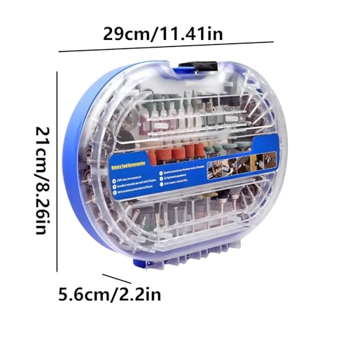 Kit d'accessoires rotatifs pour meuleuse électrique éliminant les blocages de perçage et gravure - 7