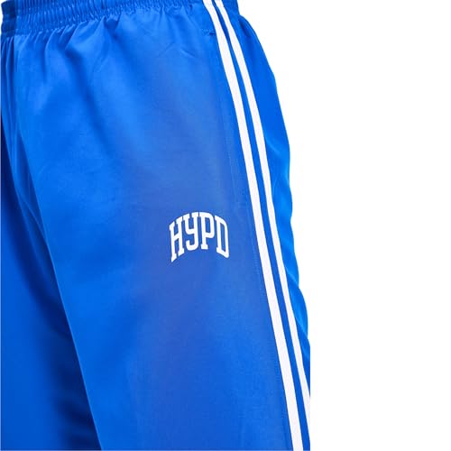 Image of HYPD Urban Track Pants for Men | Dry Fit Mesh Gym Wear | Zippered Bottom, Back Pocket | Relaxed Fit Joggers for Sports, Workout, Running & Casual Wear