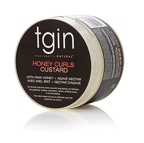 Tgin Honey Curls Custard For Natural Hair - Dry, Curly, Damaged Hair - 12 Oz, 354.88 ml (Pack of 1) - Image 2