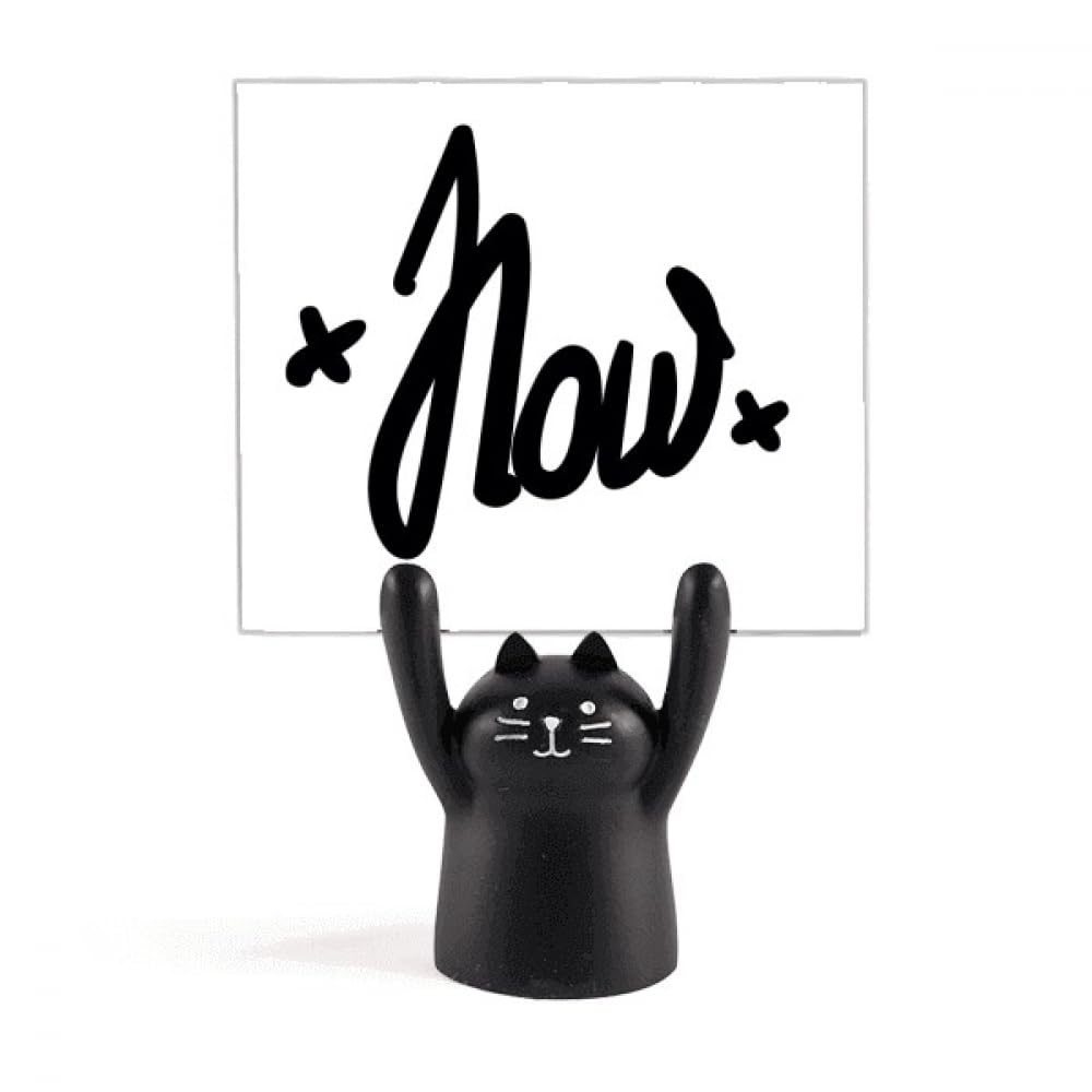 Support de mémo chat noir pour ne plus perdre vos notes importantes