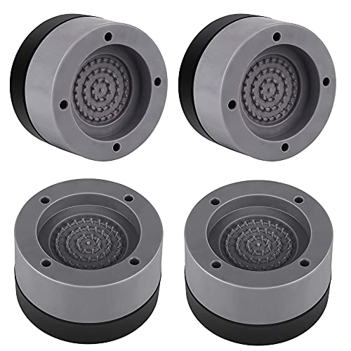 Grijze antislip trillingsdempers voor wasmachine en droger