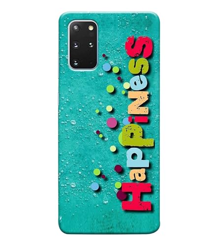 Image of Happiness Happy Printed Hard Back Case Cover Compatible for Samsung Galaxy S20 Plus (Multicolor) - D1670