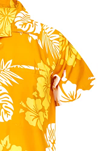 Floral-Vibes Mono-Hibiscus-Print Hawaii Colorful Stylish-Shirt Casual Suits Standard-Fit Shadow-Look4