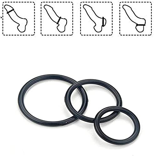 image for WEERSHUN Penis Cock Rings for Men - Ring Soft Silicone Cock Rings Sex 
