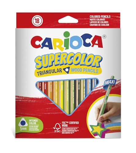 Trousse 3 zip Carioca 42802 vert de 20 cm pour l'organisation scolaire