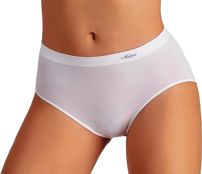 Slip taille haute sans couture Liabel en microfibres blanches taille XXL