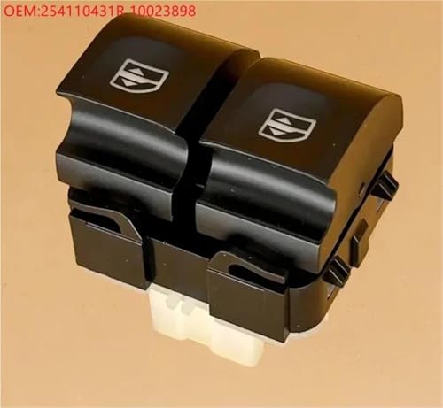Commande principale de lève-vitre pour Dacia Duster 2016-2019 référence 254110431R - 2