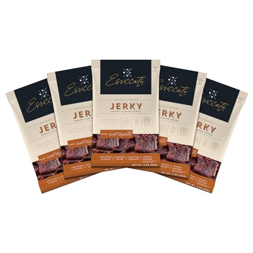 Aufschnitt Essicata Jerky - Extra Tender, Low Sodium - Made in USA - Certified Kosher - Keto...