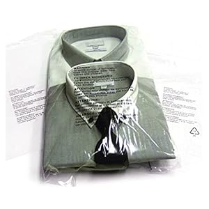 100 Clear Plastic SELF Seal Garment Clothing Bags with Safety Warning RESEALABLE Peel & Seal Polypropylene Clothes T-Shirt Shirt Display Postal Packing Postage Sacks MAILERS SABCO (12″ x 16″)