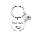 EIGSO Shitter's Full Keychain Camper Keyring RV Keychain Camping Keychain Camping Lovers Gift Trailer Vacation Jewelry (Shitter's Full Keychain) …