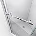 DreamLine Prism 36 1/8 in. x 72 in. Frameless Neo-Angle Pivot Shower Enclosure in Chrome, SHEN-2136360-01