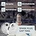 vvag Spark Plug Measuring Tool,Zinc Alloy Spark Plug Gauge Gap Crimping Tool Scaled from 0.020 to 0.100 Inch, Portable Spark Plug Adjustment Tool, Universal Gap Measuring Tool Car Accessories (2 PCS)