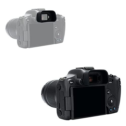 Wizjer muszli ocznej z miękkiego silikonu o wydłużonym stylu do aparatu bezlusterkowego Canon EOS R7 APS-C