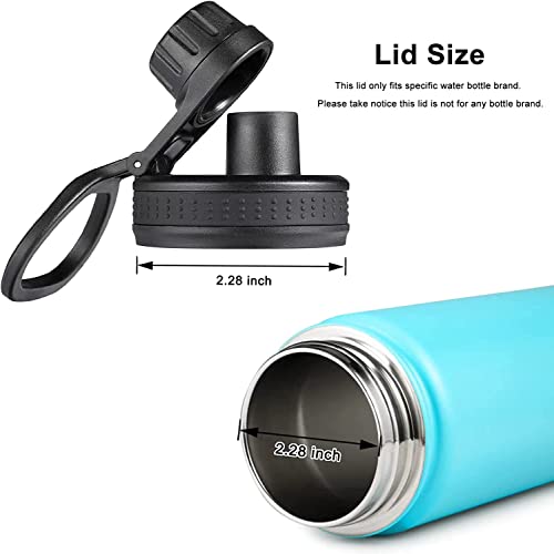 Hsthe Sea 2PCS Thermoflask Wide Mouth Lid Sports Bottle Lid for Hydroflask Wide Mouth 32 40 OZ Chug Lid Hydroflask Wide Mouth Water Bottle Lid - Image 3