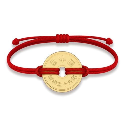 Image of HOBBY OF KINGS Good Luck Coin Bracelet | 18k Gold Plated Wristband | Handmade Jewelry for Collectors and History Lovers