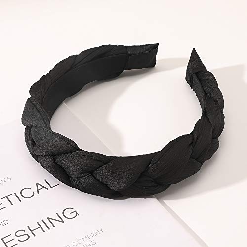 Ivyu Headbands Women Hair Head Hands Braided Head Band Twist Hairbands For Girls Black Pink Gray White Hair Band #TOP6