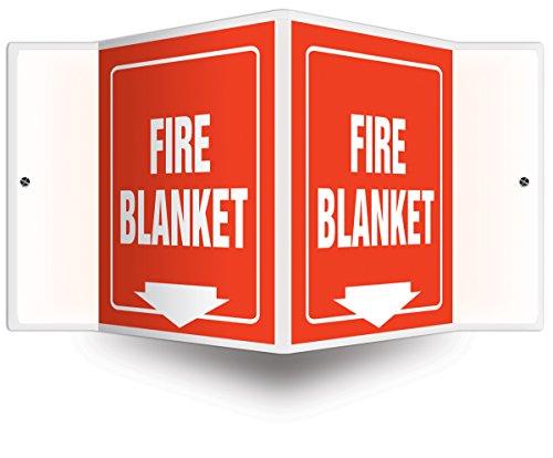Panneau couverture anti-feu plastique signalétique incendie rouge
