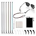 Produktbild Sport Brillenband,6 Pack Anti-Rutsch Brillenkordel Brillenband Brillenkette Brillenbänder mit Reinigungstuch und Tragetaschen für Sportbrillen, Sonnenbrillen, Lesebrillen,