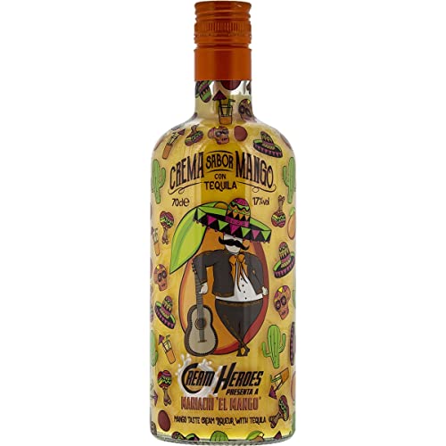 CREAM HEROES Mariachi 'El Mango' licor de crema de mango con tequila botella 70 cl