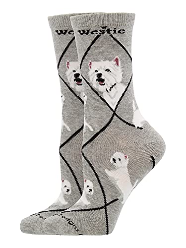 Image of WHD Westie Crew Socks for Women & Men | Gift for Dog Lovers, Cute Pet Socks