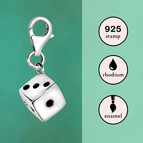 Charm Quiges con cierre en argent 925 evita pérdidas con su enganche seguro para pulsera 6