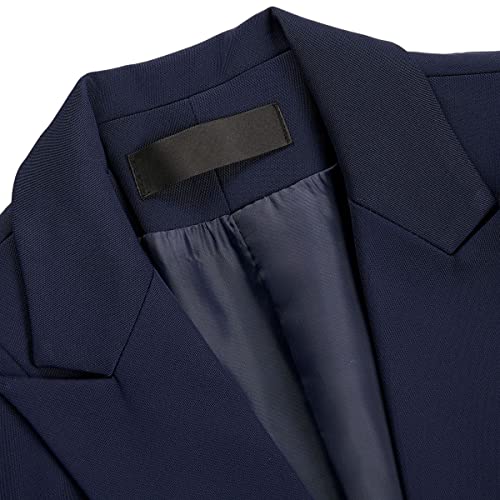 MODFUL Women's Formal Business Blazer One Button Long Sleeve Suit Jacket for Lady with Notch Lapel Work Office4