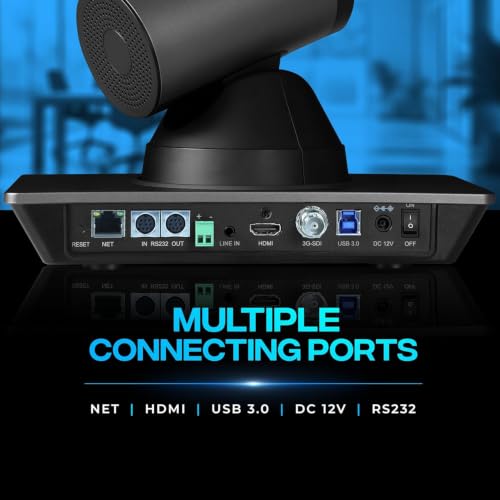 Image of AIWaft 4K AI PTZ Camera with 10M HDMI Cable & Ceiling Mount