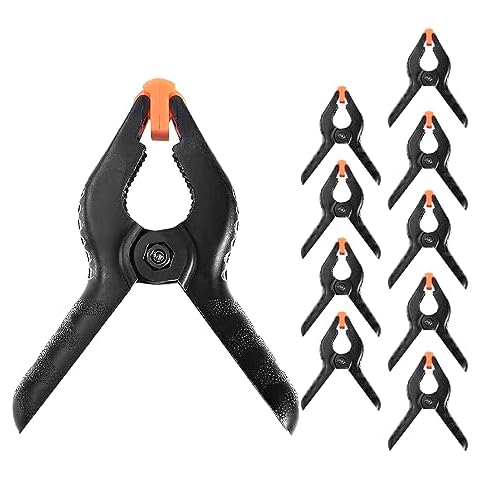 Leijibon 10 Pcs Nylon Spring Clamps Cover