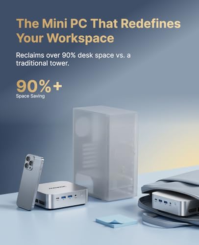 Image of ACEMAGIC K1 Mini PC, Ryzen R2544 16GB DDR4 256GB SSD Windows 11 PRO | WiFi 5 & BT4.2, 4K Triple Display, HDMI & Type-C Ports, Compact Small Computer for Home, Office, Business & School Use