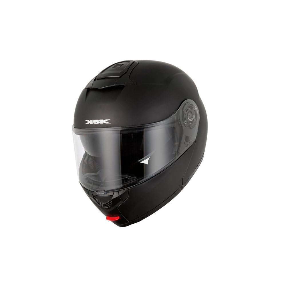 KSK Casque Modulable IVY Noir mat - Homologué ECE R 22.06 et P/J - Taille L (59-60cm) - Coque ABS