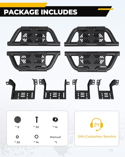 4PCS 6.7" Wide EZ Side Steps para Tacoma 2024-2026 miniatura 3
