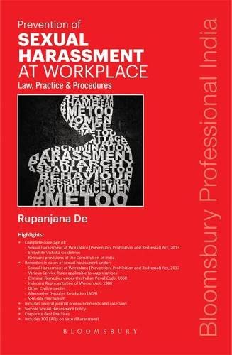 Prevention of Sexual Harassment at Workplace: Law, Practice & Procedures