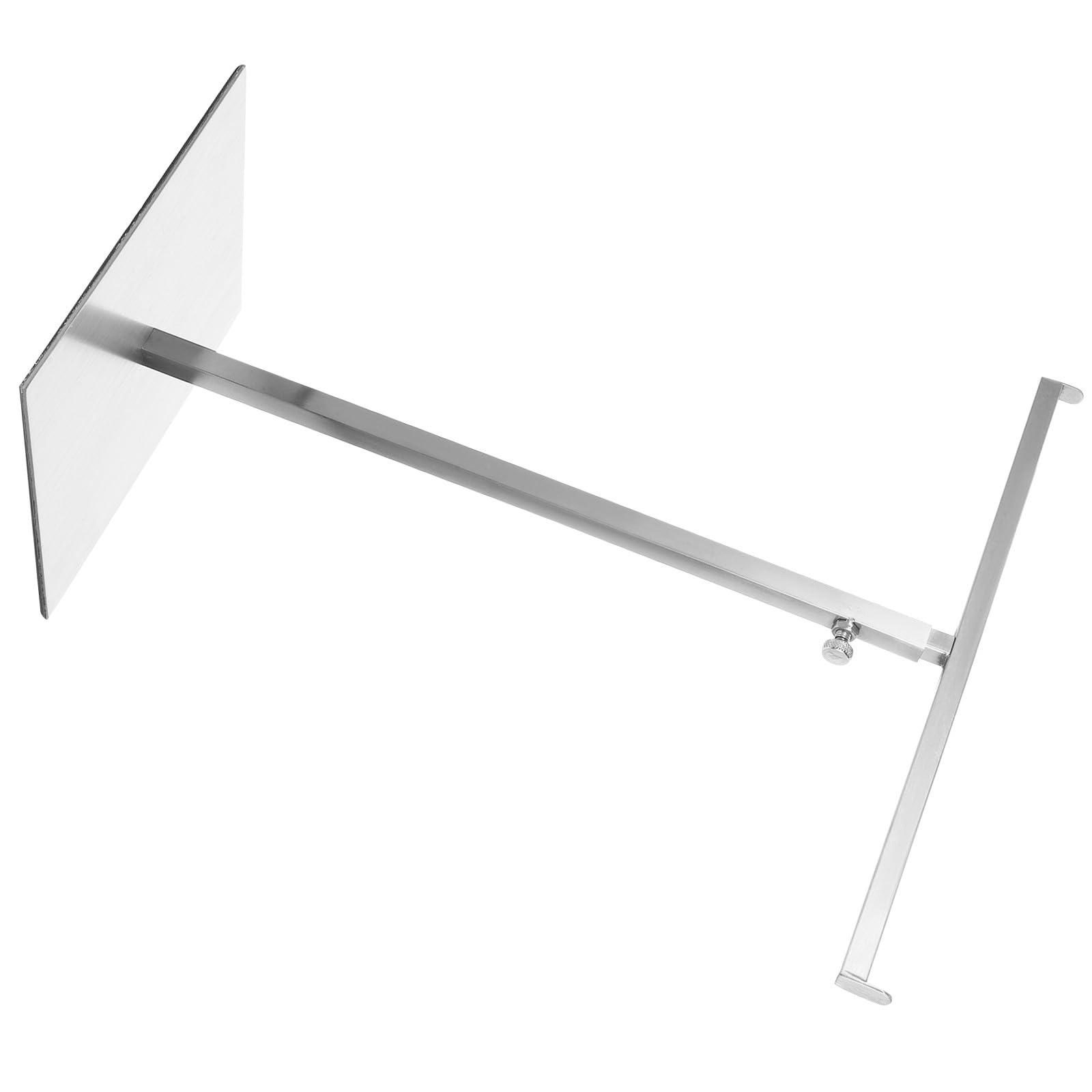 Soporte Expositor en Forma de T de Acero Inoxidable Ajustable y Desmontable para Bolsos, Percha para Guardar Bolsos y Corbatas, Organizador para Armario en Tiendas y Hogar, Plata