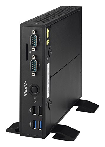 SHUTTLE DS77U Intel Celeron 3865U 1.8GHz/ DDR4/ USB 3.0/ A&GbE/ 65W Slim PC Barebone System
