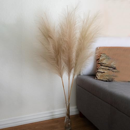 Pampas Grass Large 1Pcs Decoración Artificial 120 cm miniatura 5