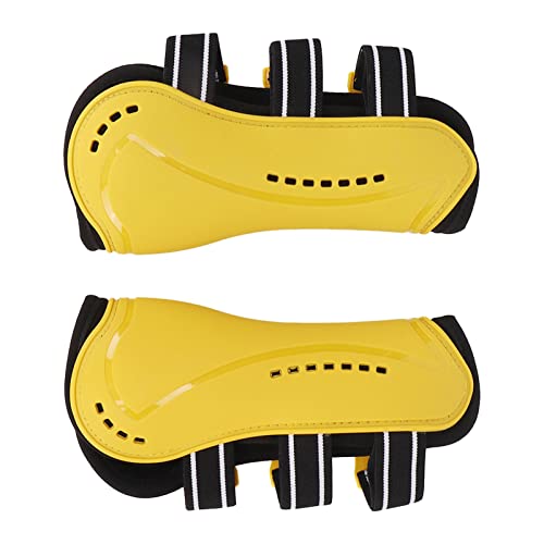 2 Peças de Botas de Tendão de Cavalo, Botas Frontais Abertas Envoltórios de Perna de Cavalo para Com