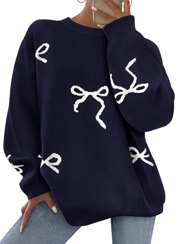 PRETTYGARDEN Fall Long Sleeve Pullover Sweaters for Women 2025 Trendy