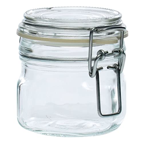 Miniatura 5 de Acan Tradineur - Pack De 2 Tarros Herméticos De Vidrio Primizie Con Junta De Goma, Bote, Frasco Multiusos Con Cierre, Conservas, Legumbres, Pasta, Cereales 200 Ml - 8 X 7,2 Cm