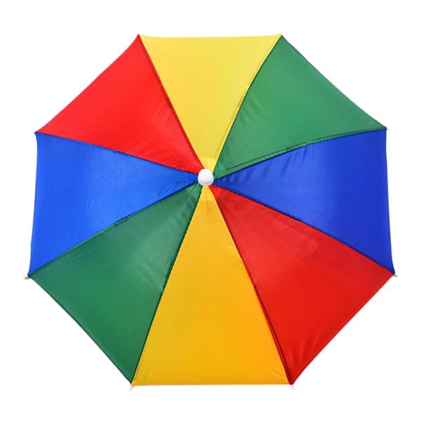 SNAG hand free umbrella for kids school going boys & girls hat cap umbrella protect from sun & rain.