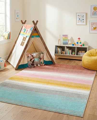 Alfombra Rugs.com Whimsy Kids Collection 5x7 multicolor miniatura 4