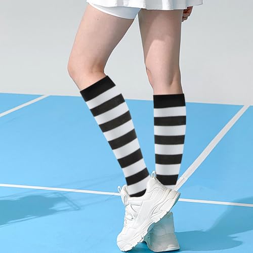 Image of Knee High Socks for Women, Long Tall Knee Tube Socks