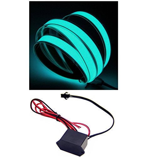 El Tape 1 Meter El Strip with 12-Volt DC Inverter - Blue/Green