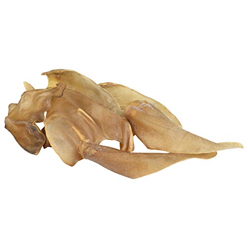 Healthy Dog Chews – Premium Cow Ears for Dogs – Long Lasting & Nutritional Pet Chew Treats – Sourced from Grass Fed Cattle – USDA/FDA Approved – Rich Taste & Chewy Texture for All Breeds – 12-Pack